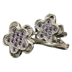 925 Sterling Silver CZ Toe-rings - Design #27