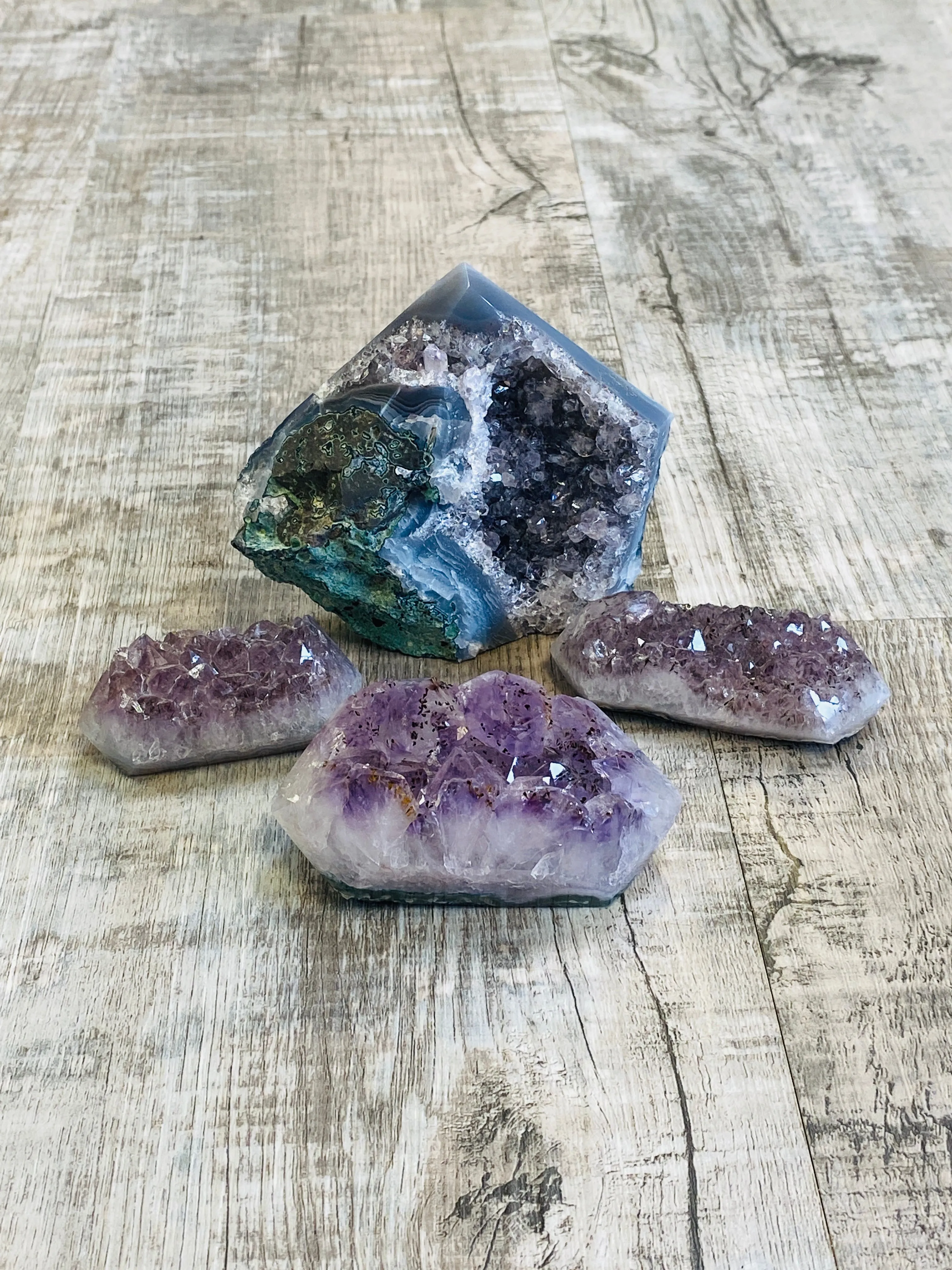 Amethyst polished points
