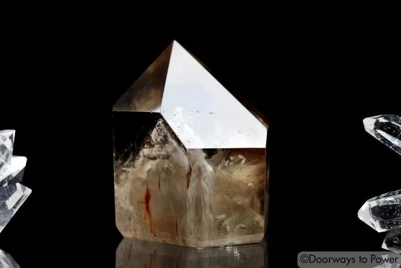 Angel Phantom Amphibole Manifestation Quartz Isis Crystal Point (Reserved)