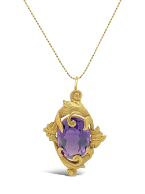 Antique Amethyst Pendant
