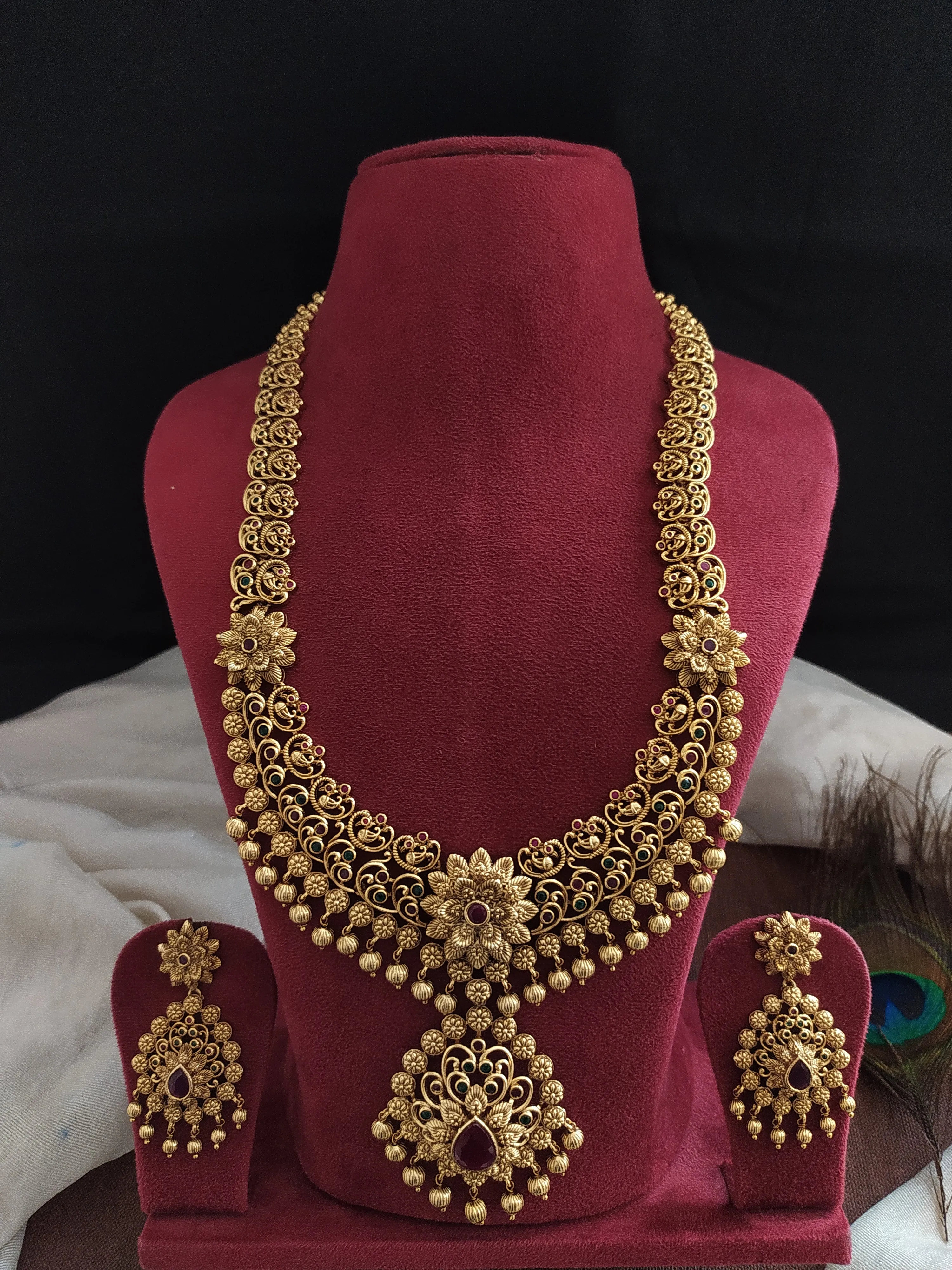 Antique Long Haram Set ~ Perfect for Festive Wear