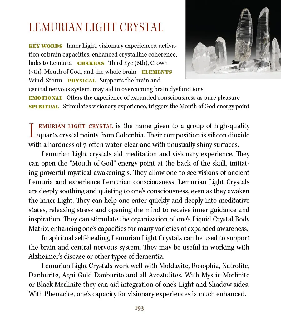 Lemurian Manifestation Quartz Crystal Point